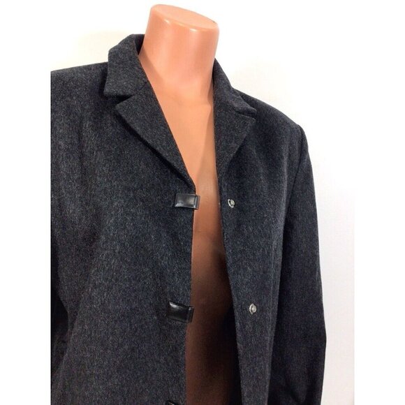 Steilmann Wool Coat Jacket Made in Germany Womens 14 - Picture 2 of 8